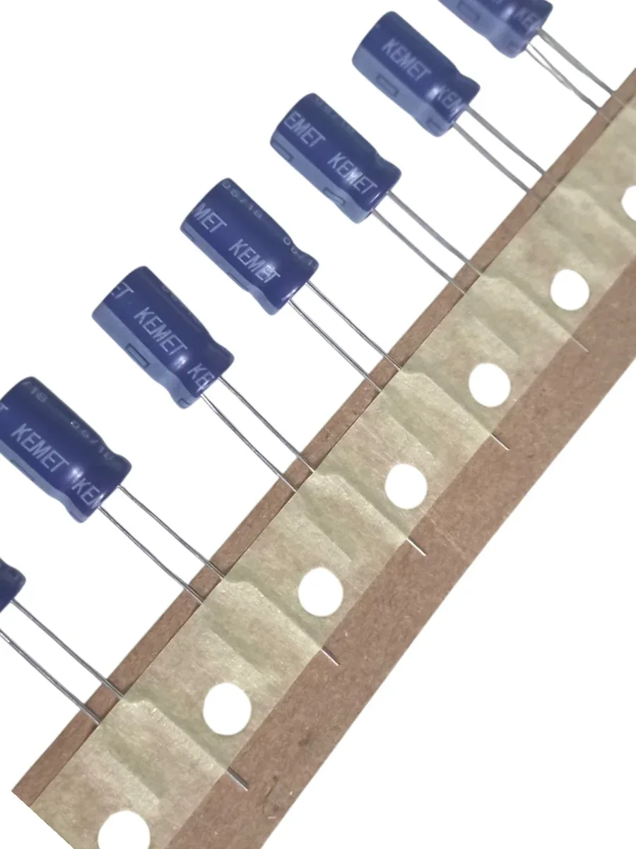 KEMET 100µF 25V Alüminyum Elektrolitik Kondansatör - ESK107M025AE3EA - Görsel 2