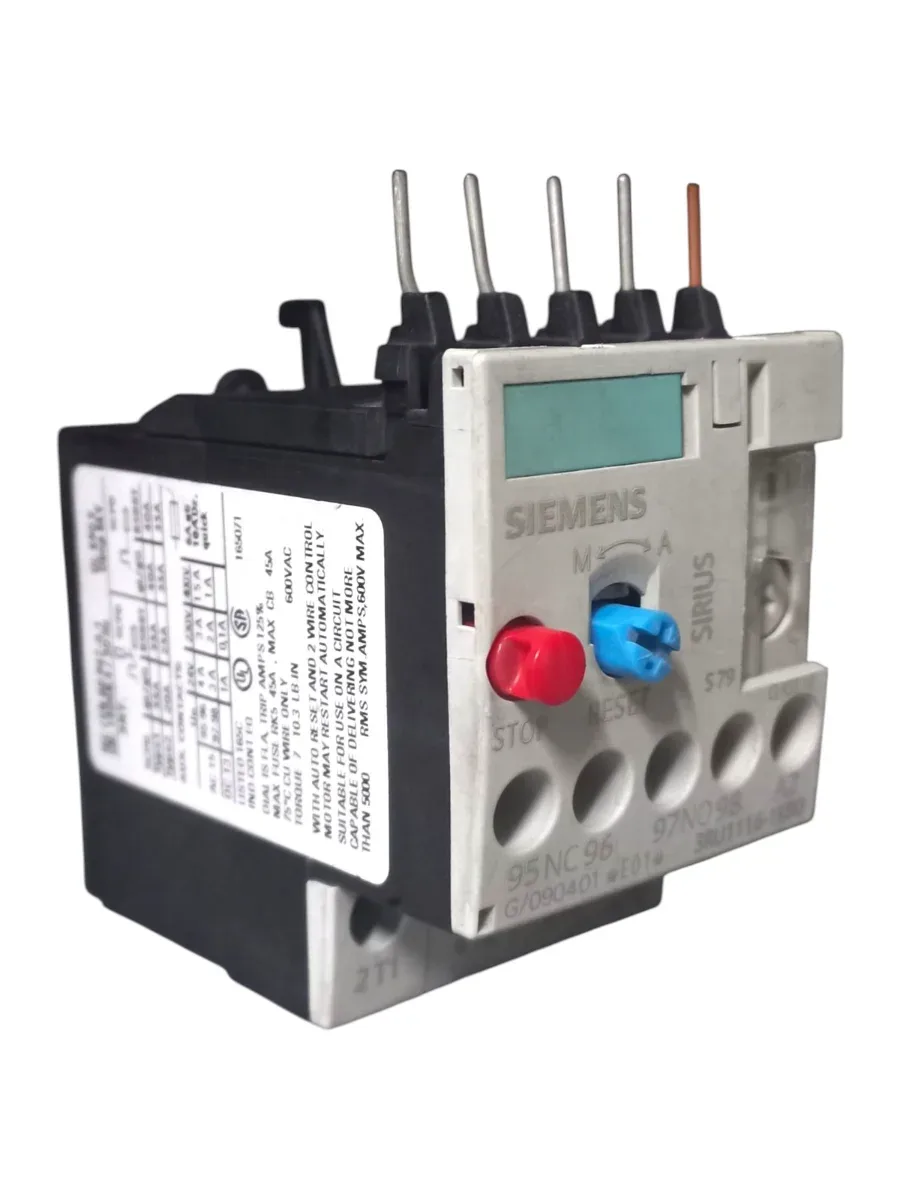 Siemens SIRIUS 3RU1116-1KB0 Termik Aşırı Yük Rölesi 9-12.5A 
