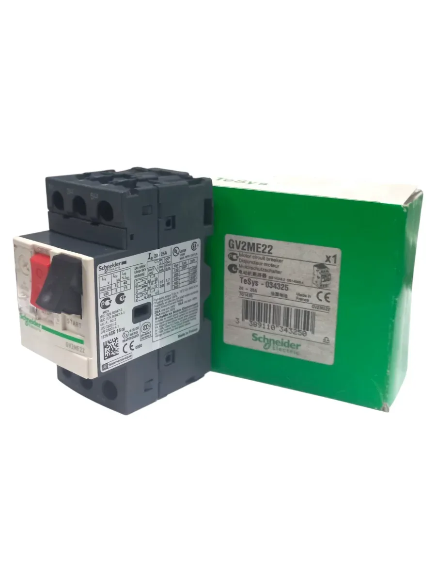 Schneider Electric TeSys GV2ME22 Motor Koruma Şalteri 20-25 A (Sıfır - Kutulu) - Görsel 2