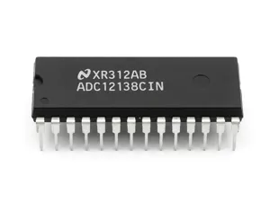 Texas Instruments ADC12138CIN 12-Bit 8-Kanal Orijinal Kendi Kendini Kalibre Eden ADC Entegresi (DIP-28)