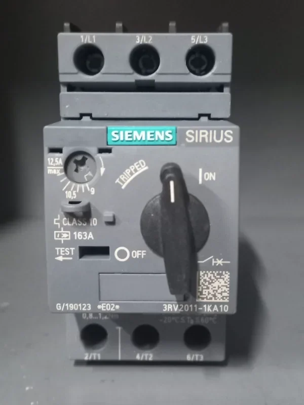 Siemens SIRIUS 3RV2011-1KA10 Motor Koruma Şalteri 9-12.5A 