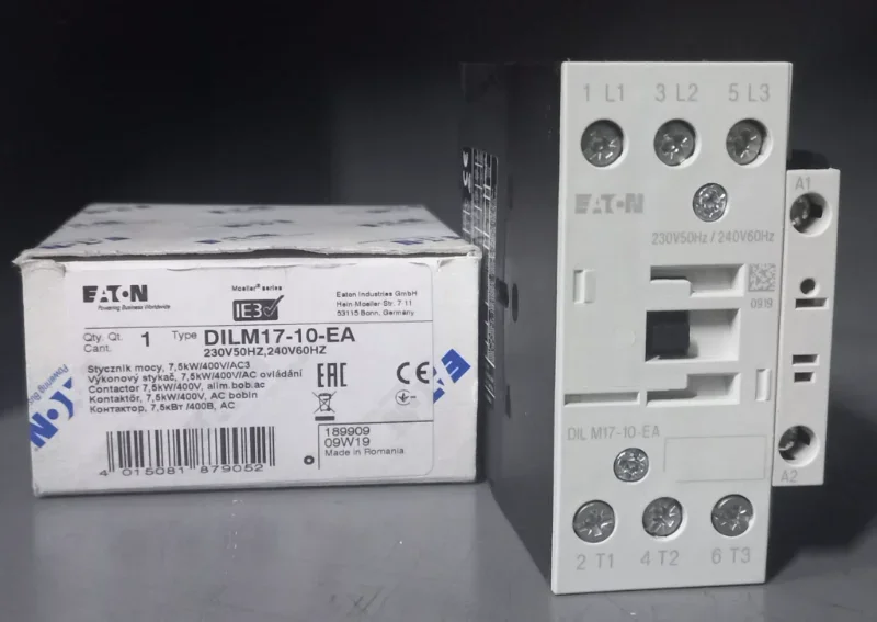 Eaton Moeller DILM17-10-EA 7.5kW 17A Güç Kontaktörü (Sıfır - Kutulu)