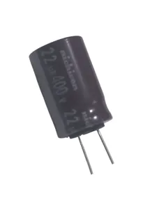 Nichicon 22uF 400V Yüksek Voltaj Kondansatörü - CS Serisi UCS2G220MHD (105°C Uzun Ömürlü, THT Radial)