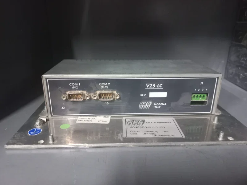 S.C.E. Elettronica V25 LC Endüstriyel Tuşlu Operatör Paneli (HMI Terminali, V25_Lc)