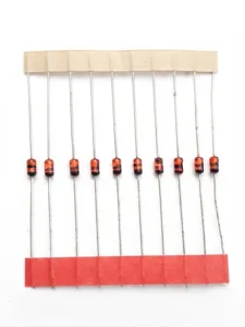 Hottech 1N4742A 12V 1W Zener Diyot - DO-41 Aksiyal Gerilim Regülatör Diyodu (1N4742A-HT)
