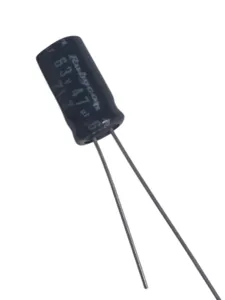 Rubycon 47uF 63V Alüminyum Elektrolitik Kondansatör - ZLJ Serisi 63ZLJ47M6.3X11 (Düşük ESR, Ultra Yüksek Ömürlü)