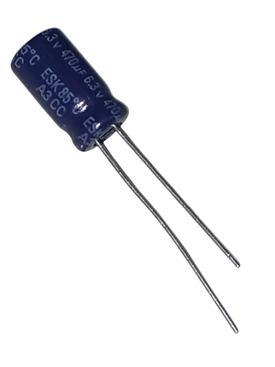 KEMET 470µF 6.3V Alüminyum Elektrolitik Kondansatör (ESK Serisi) - ESK477M6R3AE3AA - Görsel 2