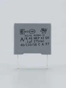 KEMET 100nF 275VAC R46 Serisi X2 Güvenlik Kondansatörü (0.1uF Kutupsuz Film)
