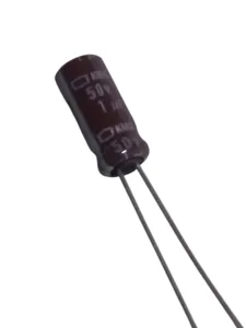 Nippon Chemi-Con 1uF 50V Alüminyum Elektrolitik Kondansatör - KMG Serisi EKMG500ELL1R0ME11D (105°C Yüksek Sıcaklık, THT Radial)