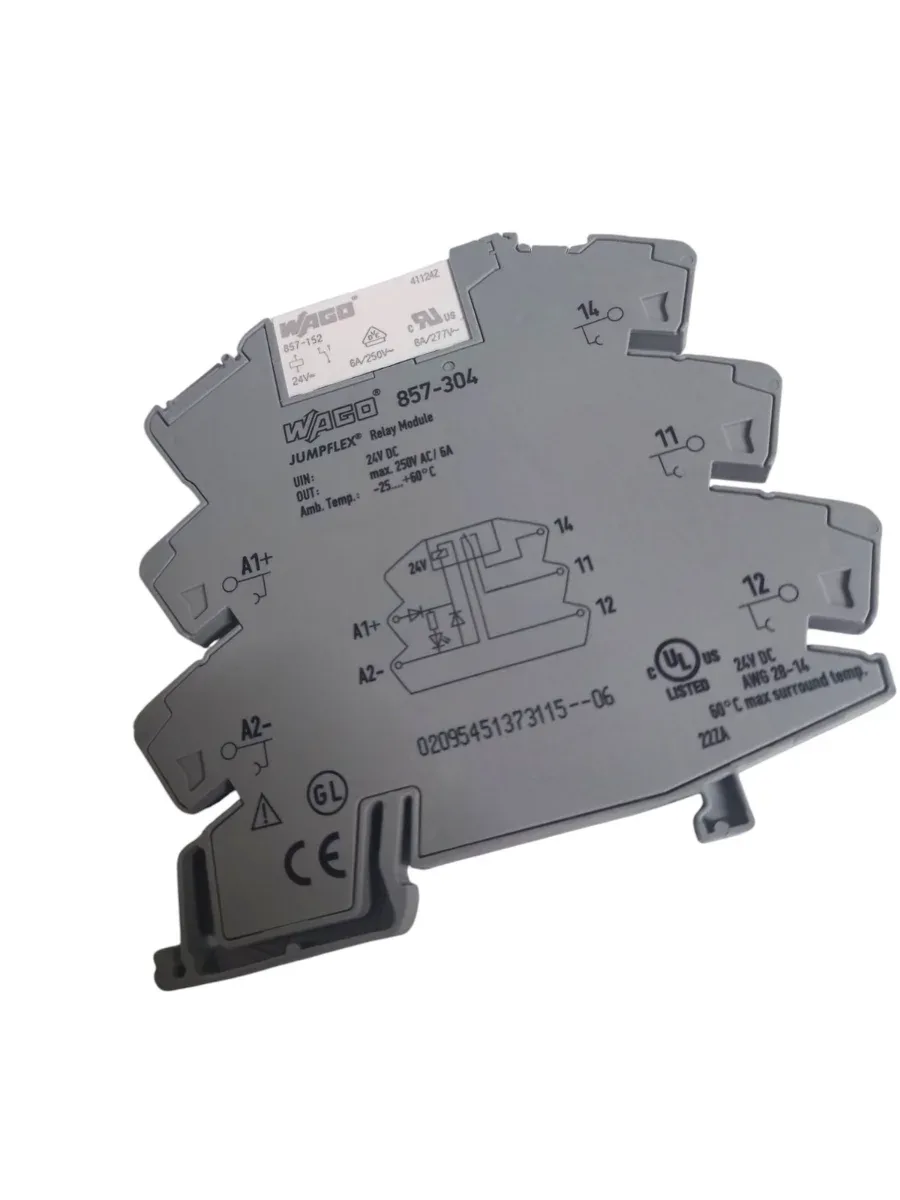 Wago 857-304 JUMPFLUX Slim Pano Röle Modülü 24VDC Yaylı