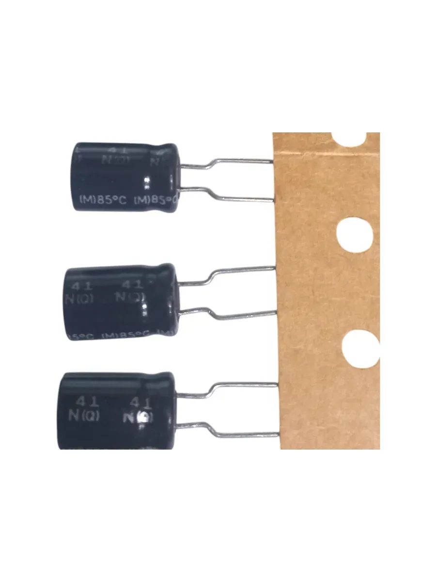 Nippon Chemi-Con 100uF 50V Alüminyum Elektrolitik Kondansatör SMG50VB101M8X11LL - (Minyatür Standart, THT Radial) - Görsel 2