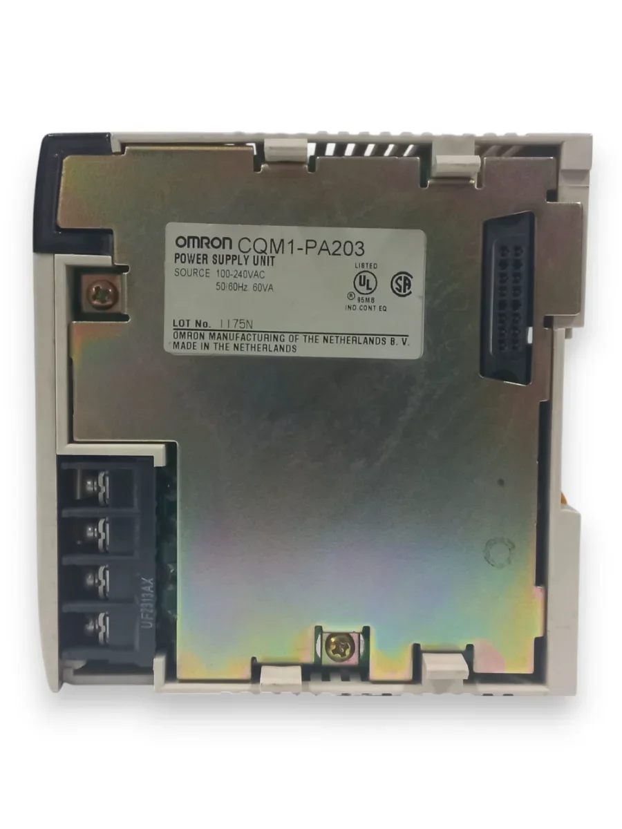 Omron SYSMAC CQM1-PA203 PLC Güç Kaynağı Modülü (100-240V AC Giriş / 24V DC) - Görsel 4