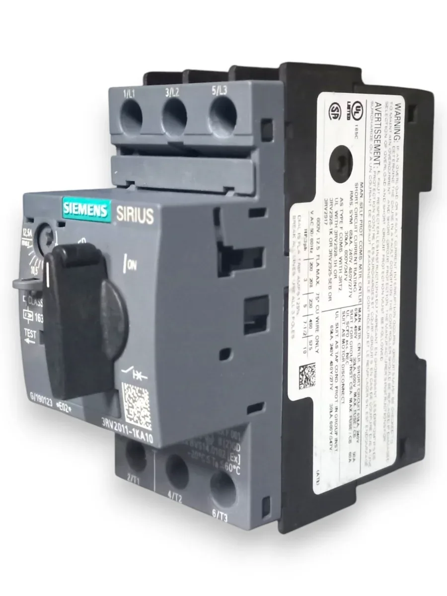 Siemens SIRIUS 3RV2011-1KA10 Motor Koruma Şalteri 9-12.5A  - Görsel 3