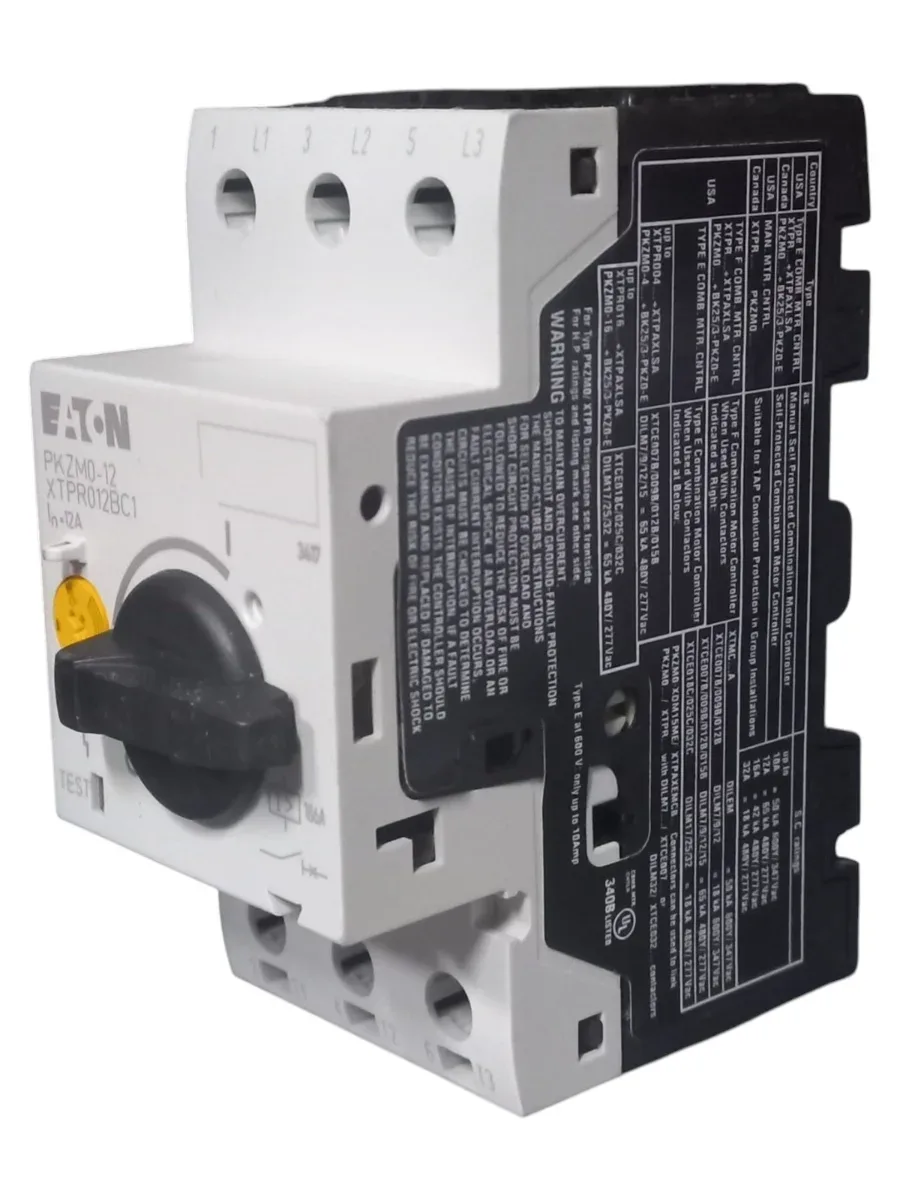 Eaton PKZM0-12 Moeller Motor Koruma Şalteri (8-12A, Termik Manyetik, 5.5kW, Sıfır - Orijinal Kutulu) - Görsel 3