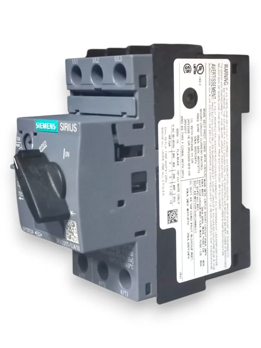 Siemens SIRIUS 3RV2011-1JA10 Motor Koruma Şalteri (7-10A, S00 Kasa, Termik Manyetik) - Görsel 4