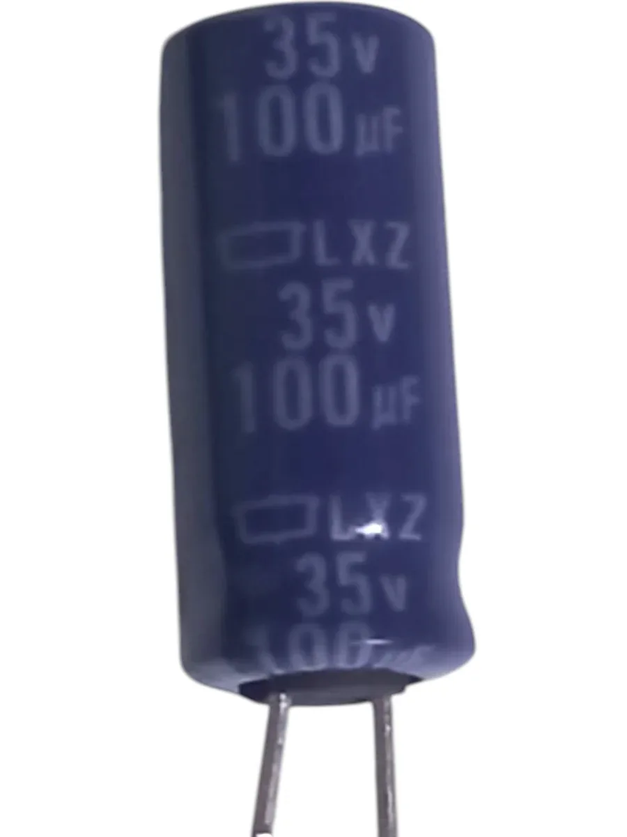 United Chemi-Con 100µF 35V Düşük ESR Kondansatör (LXZ Serisi) - ELXZ350ELL101MF15D
