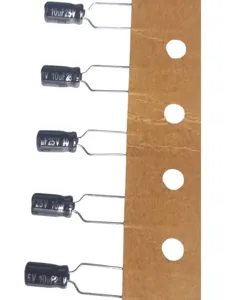Panasonic 10uF 25V Alüminyum Elektrolitik Kondansatör - GA Serisi EEA-GA1E100B (Minyatür Boyut, Yüksek Kararlılık)