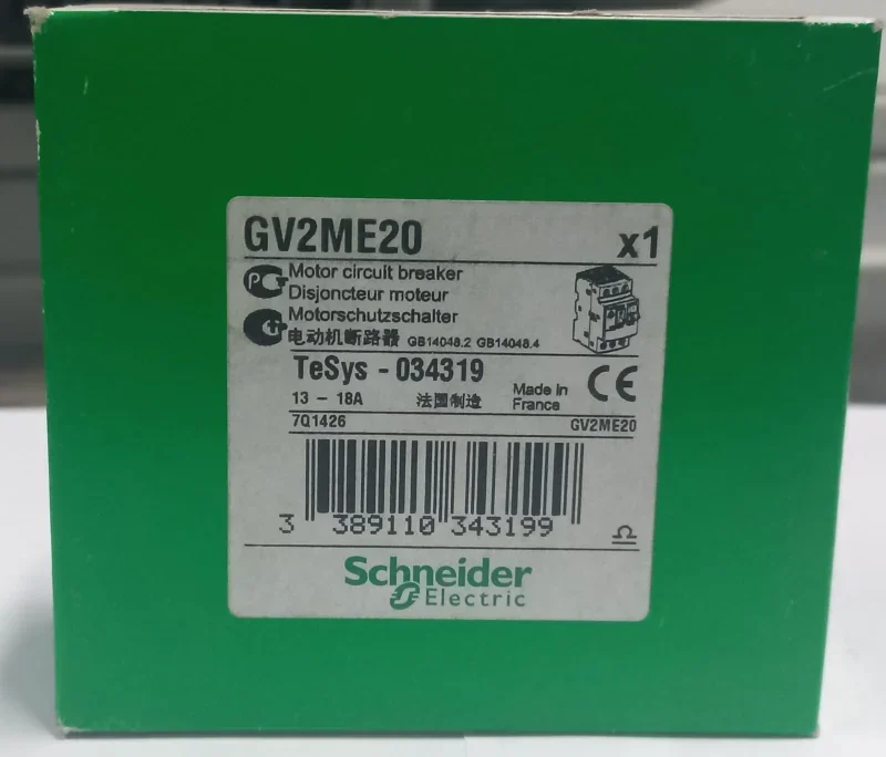 Schneider Electric TeSys GV2ME20 Motor Koruma Şalteri 13-18 A (Sıfır - Kutulu)