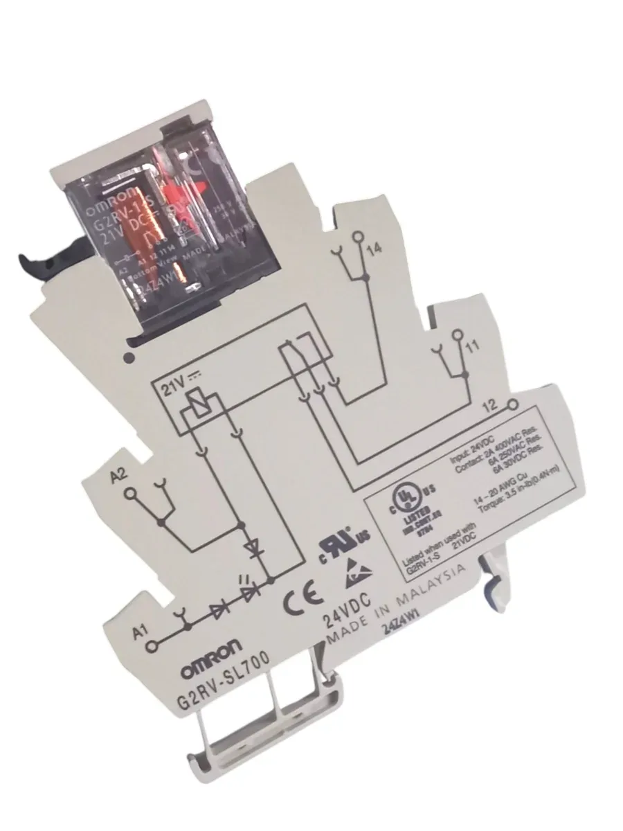 Omron G2RV-SL700 DC24 İnce Tip Slim Pano Rölesi 24V DC
