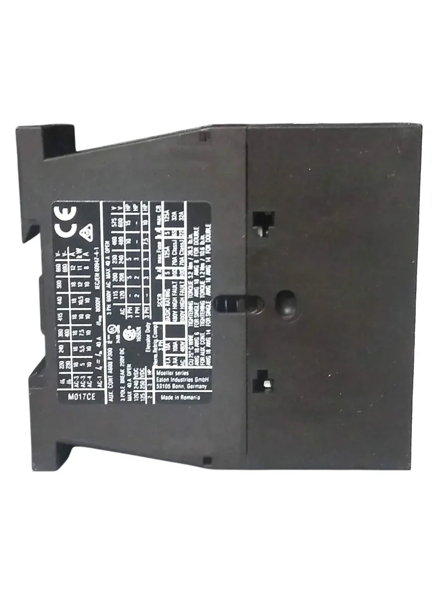 Eaton DILM17-10-EA Moeller Güç Kontaktörü (7.5kW 17A, 3 Kutuplu, 1NA Yardımcı Kontak, Sıfır - Orijinal Kutulu) - Görsel 2