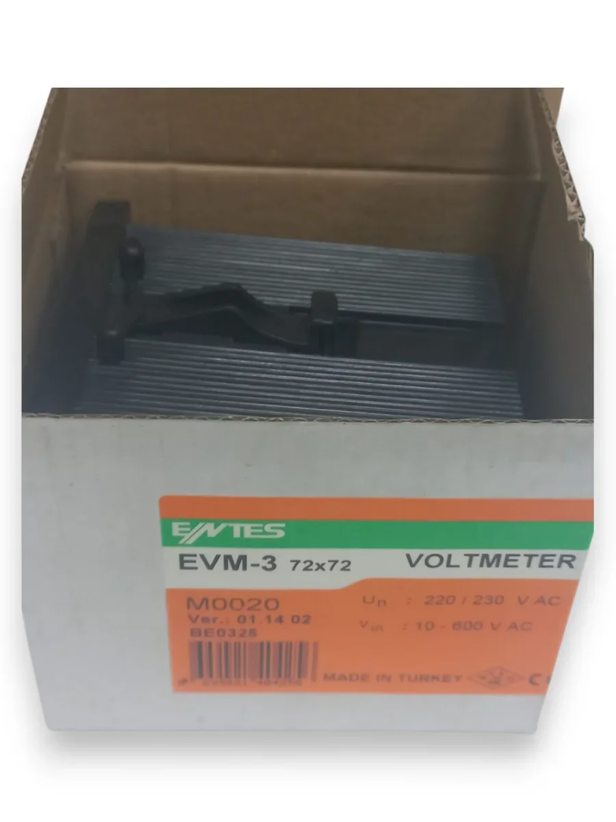 ENTES EVM-3 72x72 VOLTMETRE - Görsel 2