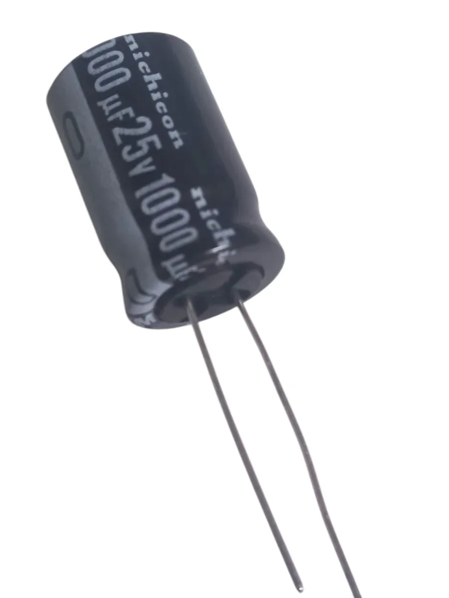 Nichicon 1000uF 25V Alüminyum Elektrolitik Kondansatör - UHE Serisi UHE1E102MHD6 (Düşük Empedans, Ultra Uzun Ömürlü)