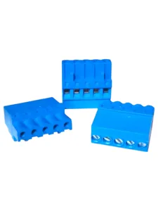 Mega Radar 5 Pin 5.08 mm Dik Dişi Geçmeli Soket Klemens - 2.5 mm² Kesit, 16A 250V (100 Adet Paket)