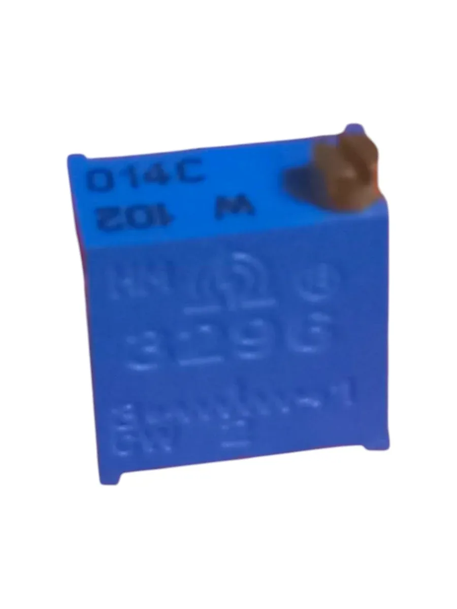 Bourns 3296W 1K Ohm Çok Turlu Trimpot Potansiyometre - 0.5W Üstten Ayarlı Hassas Trimmer (Ürün Kodu: 3296W-1-102LF) - Görsel 3